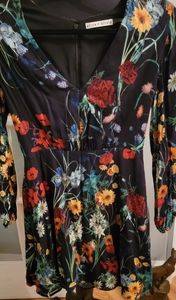 Alice Olivia Floral Mini Dress Size 2